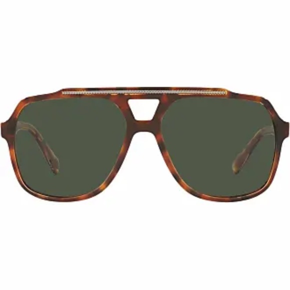 Dolce & Gabbana Polarized Pilot-Frame Sunglasses Unisex NWT - Picture 1 of 4